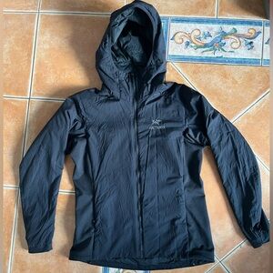 Arc'teryx Black Atom Jacket with Embroidered Logo